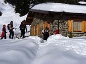 INVERNALE DA MADONNA DELLE NEVI A CA' E PASSO SAN MARCO nella splendida domenica del 17 gennaio 2010 - FOTOGALLERY